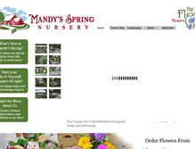 Tablet Screenshot of mandysnursery.com